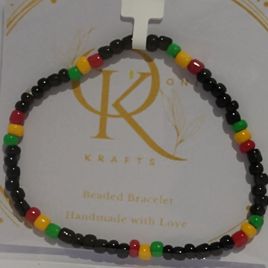 Bead Bracelets (Pair)-One Love